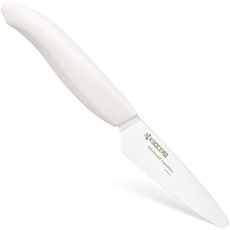 Kyocera GEN WHITE Keramik Schälmesser | Klinge 7,5 cm | ergonomisch geformter Griff | extrem scharfes Küchenmesser | Kochmesser Profi Messer | Messer klein scharf