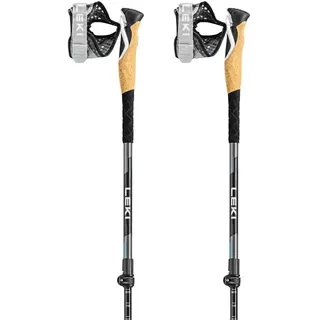 Leki Cross Trail Lite TA Stöcke - Black / White / Light Blue - 100-135 cm