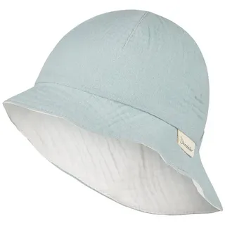 Sterntaler Wende Sonnenhut uni", – Sonnenhut aus weichem Bio-Baumwoll-Musselin, beidseitig tragbar, atmungsaktiv, pflegeleicht, mit UV-Schutz 50+
