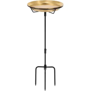 Vogeltränke mit Ständer, 74 cm HRAYLTOP Futterspender und Gartendekoration