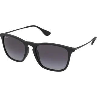 Ray-Ban Chris, Erwachsener, Uni, Quadratisch, Quadratisch, Vollrand, Schwarz - Schwarz