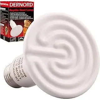DERNORD Heizlampe E27 Wärmelampe Terrarium - 150W Keramik Heat Emitter Reptilien Dunkelstrahler Küken für Wärmelampe Schildkröten Outdoor Heizstrahler Tiere