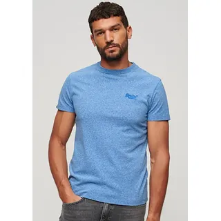 Superdry Vintage Logo Embroidered Kurzarm-t-shirt - Fresh Blue Grit