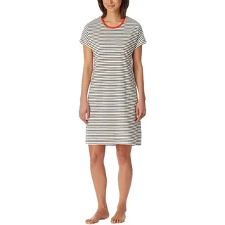 Schiesser Damen Schlafanzug Set lang Baumwolle Modal - Nightwear, atlantikblau_181237, 50