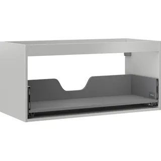 Mexen Box-A Korpus des Waschtischunterschranks 100 cm, 1 Schublade, graumatt - 91AX0-1000-470-1-62 - Grau