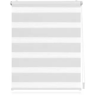 Lichtblick Original Duo Rollo Klemmfix, Ohne Bohren Weiß, 220 cm, 90, 220 , Kunststoff , 90x220 cm , Heimtextilien, Vorhänge, Rollos, Doppelrollos