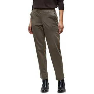 Street One Melange Hose mit Detail Darkest Brown Mel. 40
