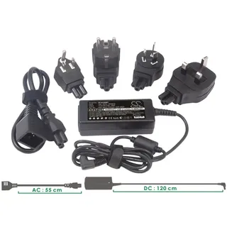 DF-AUA2MT Ladegerät Kompatibel mit [Asus] Eee PC 2G Linux, Eee PC 2G Surf (256 RAM), Eee PC 2G Surf/Linux, Eee PC 2G Surf/XP (700X/RU), Eee PC 4G -