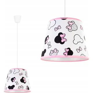 Loft Deckenhängelampe Für Kinder, Led-Lampenschirm - Weiß, Rosa