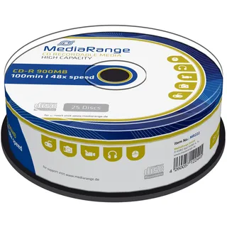 MediaRange CD-R (25 x), Optischer Datenträger