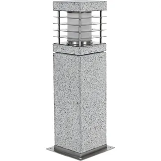 Heitronic Sockelleuchte Granit B:10,5cm H:40cm T:10,5cm 1 Stk. grau