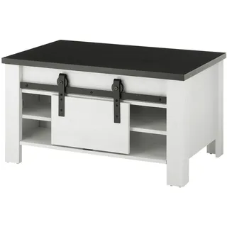 furn.design Stove Weiß Pinie 93 x 60 x 51 cm
