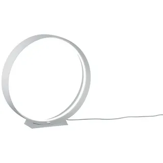 Musterring Led-Tischleuchte , Silberfarben, Weiß , Metall , 45 cm , Schnurschalter, Farben fixierbar, Farbtemperaturwechsler , Lampen & Leuchten, Innenbeleuchtung, Tischlampen