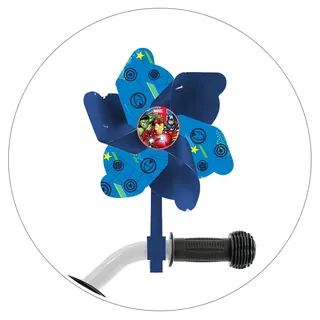 AVENGERS Lenker-Windrad, Drehspaß für Roller und Fahrrad - Blau