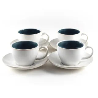 Hanseküche Cappuccinotasse 0,18 l Schwarz 4 St.