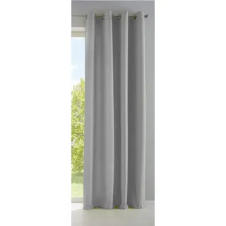 Gardinenbox Palermo Ösen 140 x 145 cm Grau 1 St.