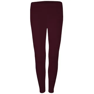 wobera Natur lange Unterhose Damen und Herren Schurwolle/Seide 1 St weinrot Unisex