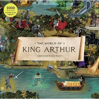 LAURENCE KING The World of King Arthur: A 1000-Pieces Jigsaw Puzzle