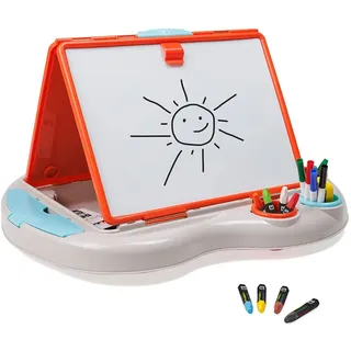 Eurekakids Tragbares Whiteboard Mit Dreifacher Nutzung Und Zubehör - Multicolor - One Size