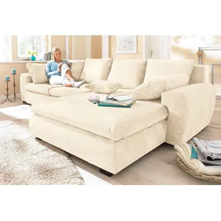 Home Affaire Eckcouch Mikrofaser 4-Sitzer Beige