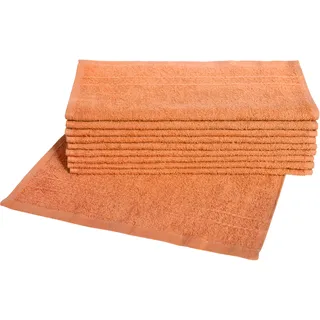 Dyckhoff Kristall Waschhandschuh 30 x 30 cm orange