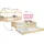 Kinderbett Holz 120 x 200 massiv natur