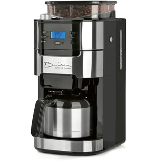 Barista Kaffeemaschine mit Mahlwerk schwarz
