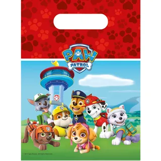 Paw Patrol - Partytüten, 6 Stück - Bunt