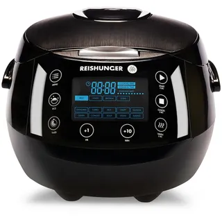 Reishunger Digitaler Reiskocher schwarz 1,5 l