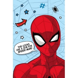 Jerry Fabrics Spiderman Flauschdecke Schmusedecke Kuscheldecke 100 x 150 cm