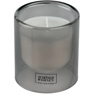 Schöner Wohnen Cedar S Duftkerze 8,5 cm grau