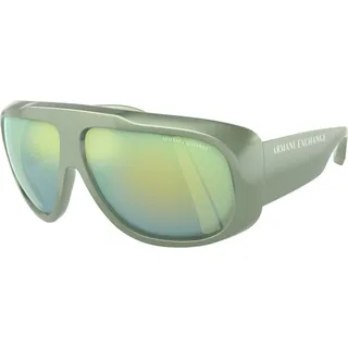 Armani Damen-Sonnenbrille Modell ax4143su83542, Oliv - Gelb