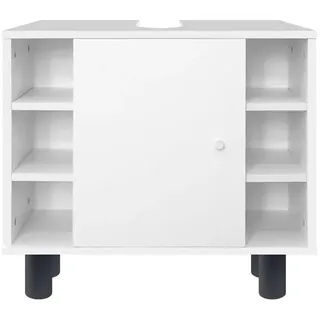 ML-Design Waschbeckenunterschrank 60 x 54 x 32 cm Weiß