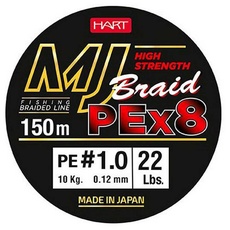 B/150m HART MJ BRAID Olive 0,12mm
