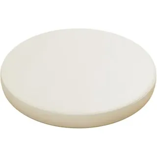 Haklein PU-Leder-Esszimmerstuhlkissen Rund Memory Foam Sitzkissen, rutschfeste weiche Fenstermatte Tatami-Matte Stuhlkissen für Wohnzimmer Terrasse Garten (Durchmesser 35 cm, Beige)
