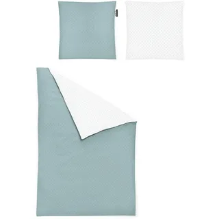 IRISETTE Jessica Gepunktet Mint 155 x 220 cm + 2 x 80 x 80 cm