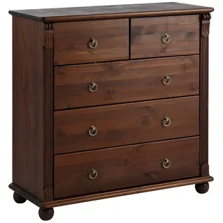 OTTO home Tessin 90 x 88 x 38 cm Dunkelbraun