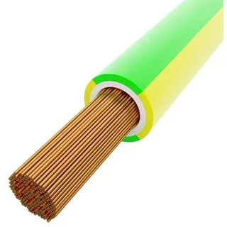 Prysmian Stromkabel 16mm2 H07V-K Batteriekabel HAR YE/GE flexibel LGY Erdung PV Anlage 1m
