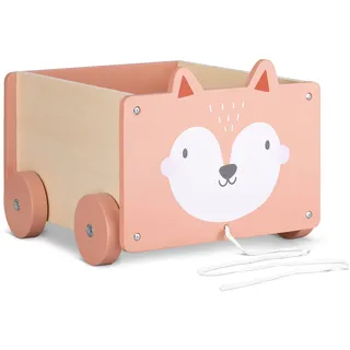 Navaris Spielzeugkiste 26,4 x 20 x 25,8 cm 1-tlg. braun