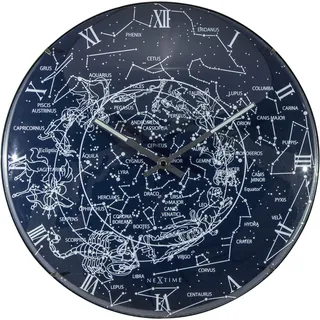Nextime Wanduhr Milky Way Dome Ø 35 cm