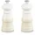 Mini Gewürzmühlen-Set 12,5 cm Beige unbefüllt