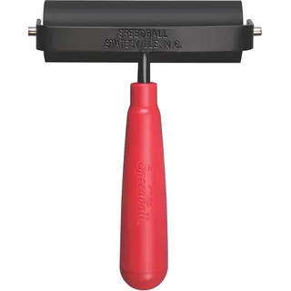 Speedball Deluxe Hartgummi-Brayer – 80 Durometer-Roller mit robustem Stahlrahmen – 10,2 cm