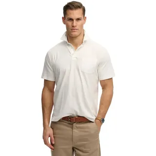 Superdry Classic Cotton Linen Kurzarm-poloshirt - Lime White - L