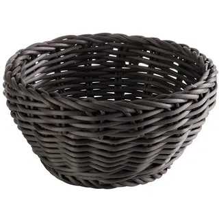 APS Flechtkorb rund Profi Line Ø 16 x 16 x 8 cm schwarz