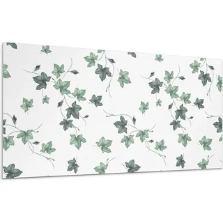 Blätter Auf Hellem Hintergrund – Selbstklebende Fliesen – Wandverkleidung – Wandpaneel – PVC Fliesen – Vinylflisen – PCV Flisen – Selbstklebend – Wanddeko –100 x 50 cm