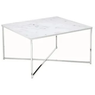 SalesFever Caorle Weiß Marmor 80 x 45 x 80 cm