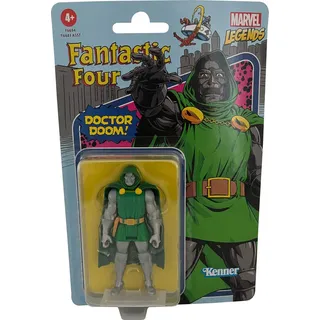 Marvel Legends Fantastic Four Doctor Doom - Kenner Retro-Collection, bewegliche Actionfigur, Sammelfigur 9 cm, Hasbro, F6694