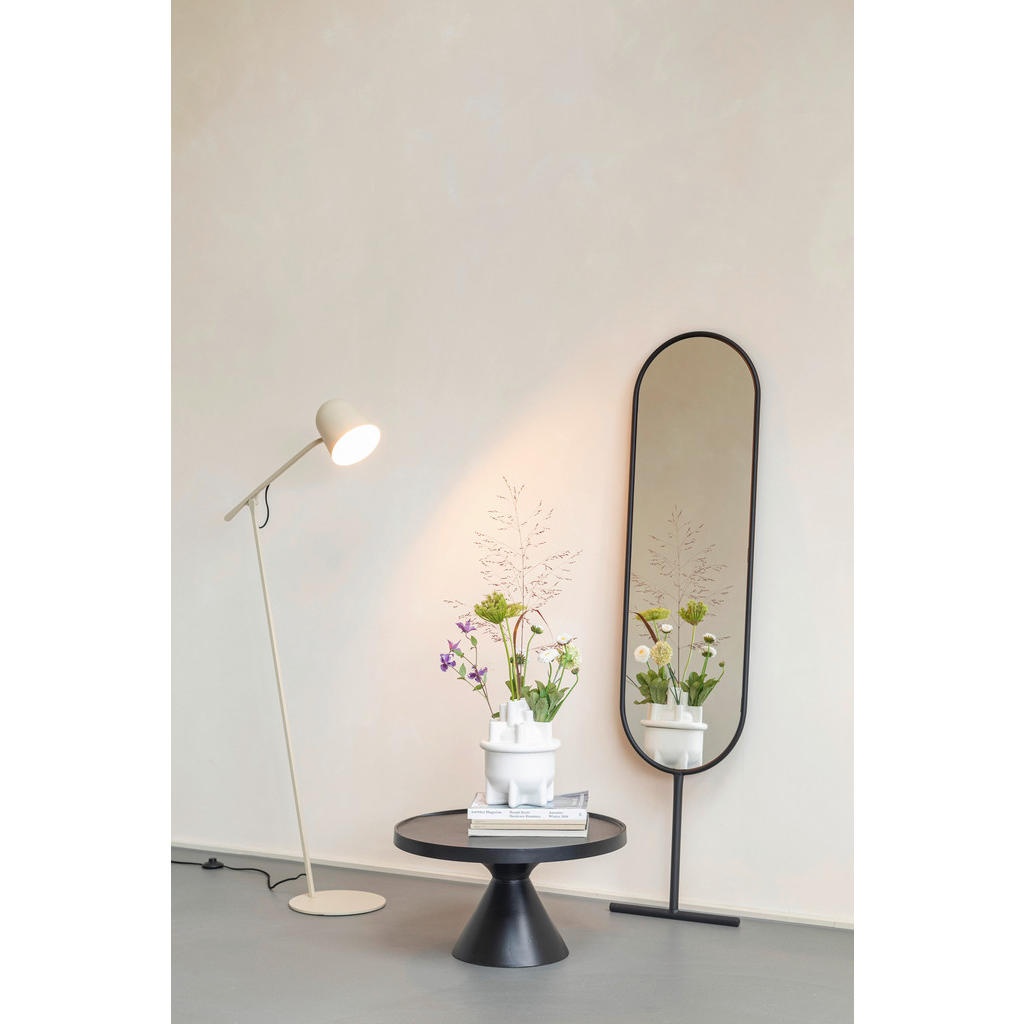 Bild von Standspiegel Schwarz, Glas, 38.5x165x2.5 cm, Spiegel, Standspiegel