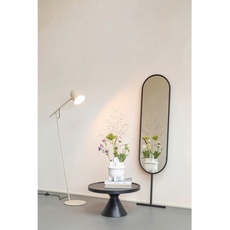 Bild von Standspiegel Schwarz, Glas, 38.5x165x2.5 cm, Spiegel, Standspiegel