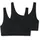 SCHIESSER by Schiesser 2pack Bustier Unterwäsche schwarz M